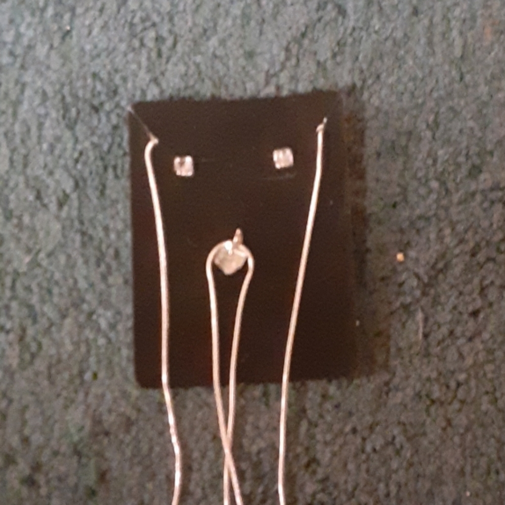 Necklace and earrings